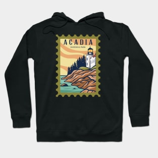 Acadia National Park Stamp Hoodie